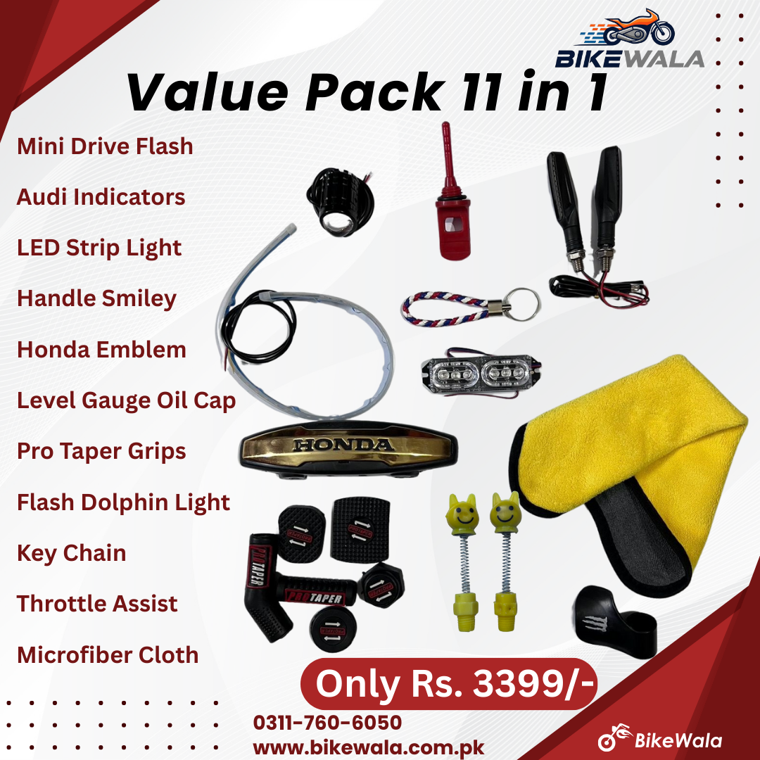 🚴♂️ Value Pack 11 in 1 – Premium Bike Accessories Bundle
