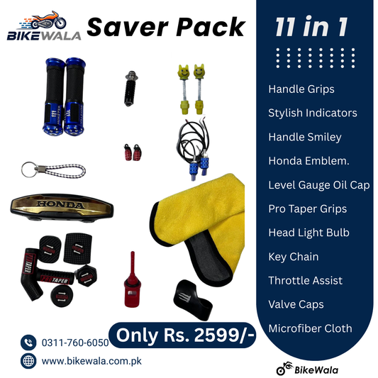 🚴‍♂️ Saver Pack 11 in 1 – All-in-One Bike Accessory Bundle!